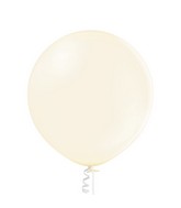 24" Ellie's Brand Latex Balloons Buttercream (10 Per Bag)
