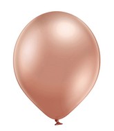12" Ellie's Brand Latex Balloons Glazed Rose Gold (50 Per Bag)