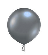 24" Ellies' Brand Latex Balloons Glazed Slate (10 Per Bag)
