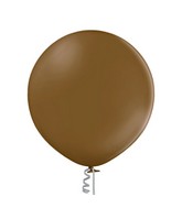 24" Ellies' Brand Latex Balloons Milk Chocolate (10 Per Bag)