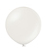 24" Ellies' Brand Latex Balloons Pearl White (10 Per Bag)