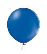 24" Ellies' Brand Latex Balloons Royal Blue (10 Per Bag)
