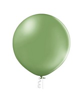 24" Ellies' Brand Latex Balloons Sage (10 Per Bag)