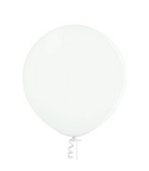24" Ellie's Brand Latex Balloons White (10 Per Bag)