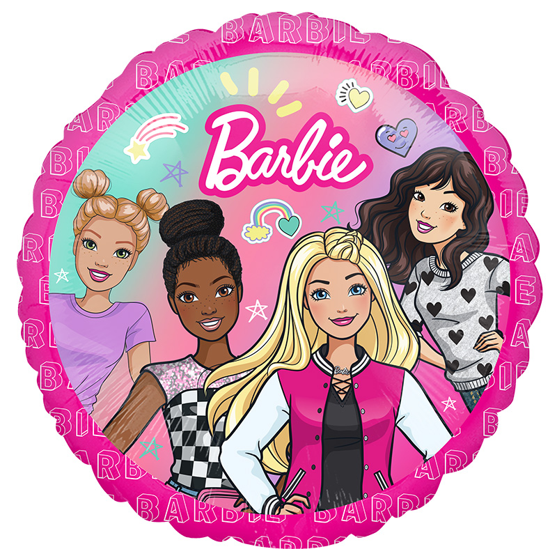 18" Barbie Dream Together Foil Balloon