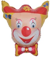 31" Clown With Hat Foil Balloon