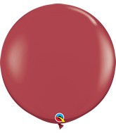 36" (3 Foot) Qualatex Latex Balloons Cranberry (2 Per Bag)