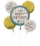 Bouquet Wilderness Birthday Foil Balloon