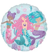 28" Shimmering Mermaid Foil Balloon
