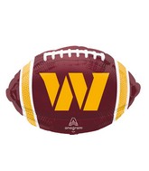 17" Washington Commanders NFL Football Foil Balloon