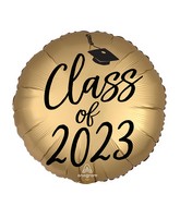 18" Satin Infused Graduation - Class of 2023 Foil Balloon