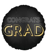 28" Jumbo Satin Celebrate the Grad Foil Balloon