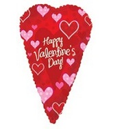 25" Happy Valentine's Day Skinny Heart