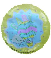 4" Airfill For Baby Yellow Splash Balloon