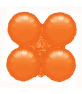 13" MagicArch Metallic Orange Balloon