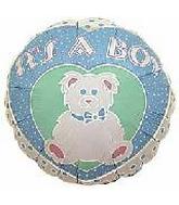 4" Airfill It's a Boy Bear Balloon