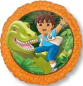 18" Dinosaur Go Diego Go Balloon