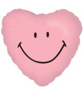 9" Airfill Smiley Pink Heart M913