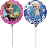 9" Airfill Only Anna and Elsa Frozen Balloon