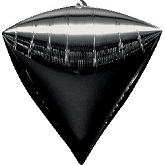16" Diamondz Black Balloon