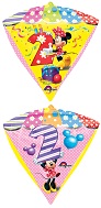 16" Minnie Age 2 UltraShape Diamondz Foil Balloon