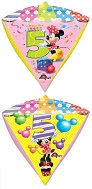 16" Minnie Age 5 UltraShape Diamondz Foil Balloon