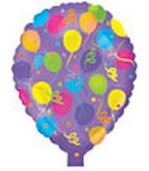 17" Generic Latex Balloons Shape Foil Packaged