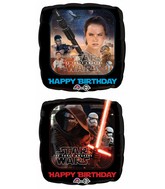 18" Star Wars Happy Birthday Packaged Balloon