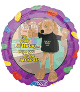 18" Happy Birthday Lucky Dog Party Pals Balloon