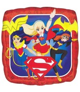 18" DC Super Hero Girls Foil Balloon