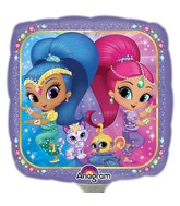 9" Airfill Only Shimmer and Shine Balloon