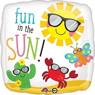 18" Fun in the Sun Characters Balloon