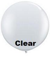 36" STD Clear Latex Balloons (10 Pack)