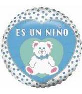 4" Airfill Es Un Nino Bear Balloon (Spanish)