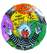2" Airfill Suzy Zoo Happy Birthday Balloon