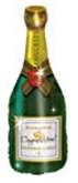 35" Congratulations Champagne Bottle Packaged Balloon
