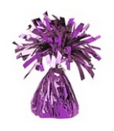 6 oz Lavender Foil Wrapped Balloon Weight
