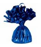 6 oz Blue Foil Wrapped Balloon Weight