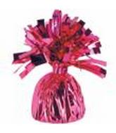 6OZ Magenta Foil Wrapped Balloon Weight