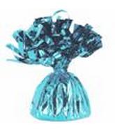 6 oz Lt. Blue Foil Wrapped Balloon Weight