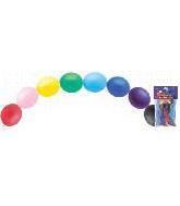 12" Linking Balloons Assorted 15 Count