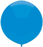 17" Outdoor Display Balloons (72 Per Bag) Bright Blue