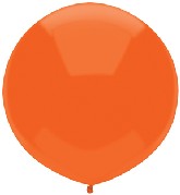 17" Outdoor Display Balloons (72 Per Bag) Bright Orange