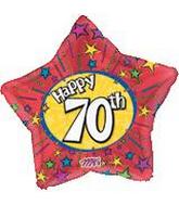 20" Happy 70th Star
