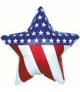 18" Patriotic Star Balloon