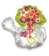 36" Happy Mother's Day Watering Can Balloon
