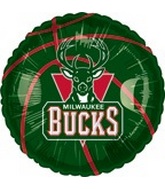 18" NBA Basketball Milwaukee Bucks Balloon