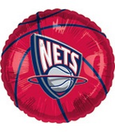 18" NBA Basketball New Jersey Nets Balloon