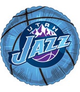 18" NBA Basketball Utah Jazz Balloon