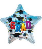 18" You Did It Grad Clear View Balloon